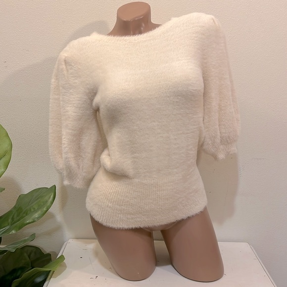 Ann Taylor Soft Fuzzy Sweater - Picture 2 of 5